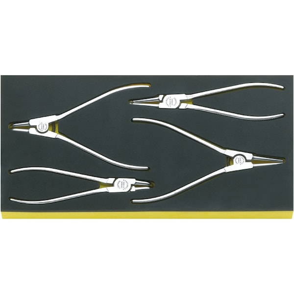 Set of pliers i.TCS inlay No.TCS 6543-6546/4 1/3-tray4-pcs.
